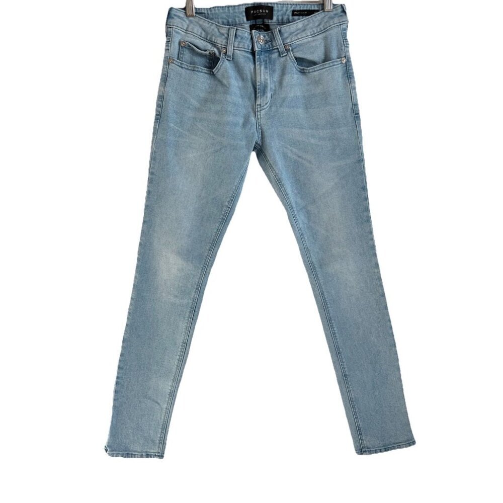 PacSun Active‎ Stretch Skinny Blue Jeans Women’s Size 29 Light Blue Denim